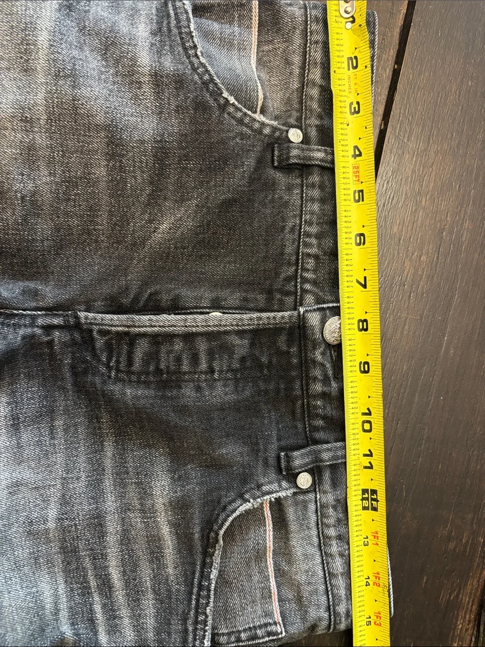 Balmain Men’s Washed Black Relaxed Jeans
